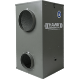 Hawk Environmental AirWash Whisper HEPA Filtration System - Angle View