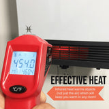 Heat Storm Wave Floor to Wall Infrared Portable Heater HS-1000-WA - effective