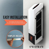 Heat Storm Wave Floor to Wall Infrared Portable Heater HS-1000-WA - installatioin