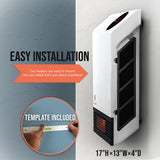 Heat Storm Wave Floor to Wall Infrared Portable Heater HS-1000-WA - installatioin