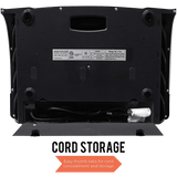 Heat Storm Phoenix Wall Heater with Wifi - Back with Cord Storage