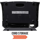 Heat Storm Phoenix Wall Heater with Wifi - Back with Cord Storage
