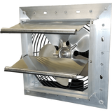 Hessaire 10 Inch 600 CFM Shutter Mounted Variable Speed Exhaust Fan