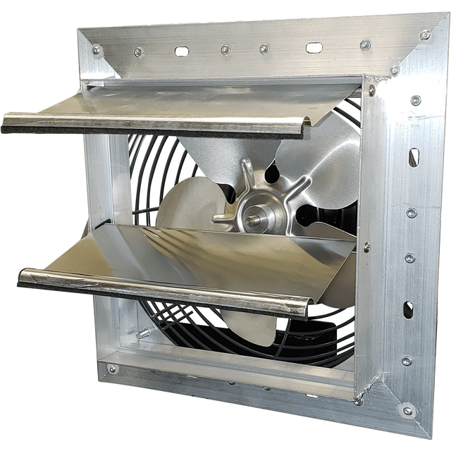 Hessaire 10 Inch 600 CFM Shutter Mounted Variable Speed Exhaust Fan