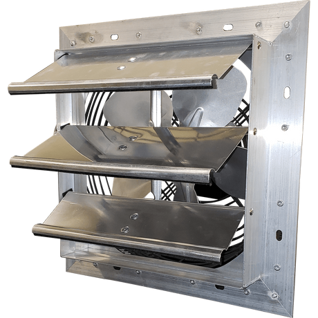 Hessaire 12 Inch Shutter Mounted Exhaust Fan
