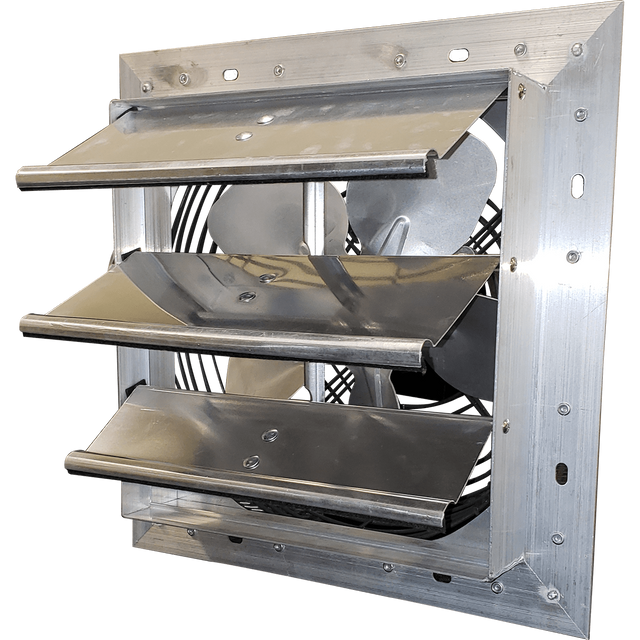 Hessaire 12 Inch Shutter Mounted Exhaust Fan
