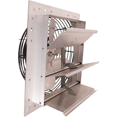 Hessaire 12 Inch 900 CFM Shutter Mounted Exhaust Fan