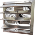 Hessaire 16 Inch CFM Shutter Mounted Exhaust Fan
