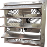 Hessaire 16 Inch CFM Shutter Mounted Exhaust Fan
