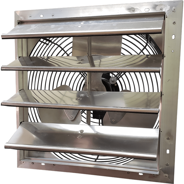 Hessaire 16 Inch CFM Shutter Mounted Exhaust Fan
