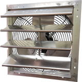 Hessaire 16 Inch CFM Shutter Mounted Exhaust Fan
