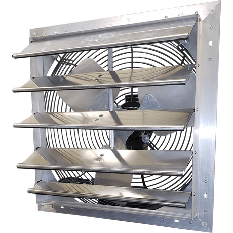 Hessaire 18 Inch Shutter Mounted Exhaust Fan