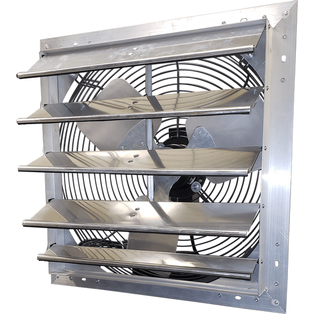 Hessaire 18 Inch Shutter Mounted Exhaust Fan