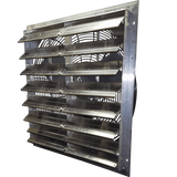 Hessaire 30 Inch Shutter Mounted Single Speed Exhaust Fan