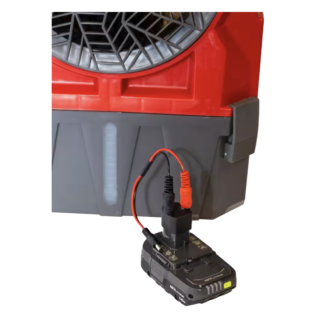 Hessaire DC18 Mobile Evaporative Cooler - Close-Up