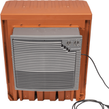Hessaire 6,100 CFM Front Discharge Window Evaporative Cooler - Front with Cord