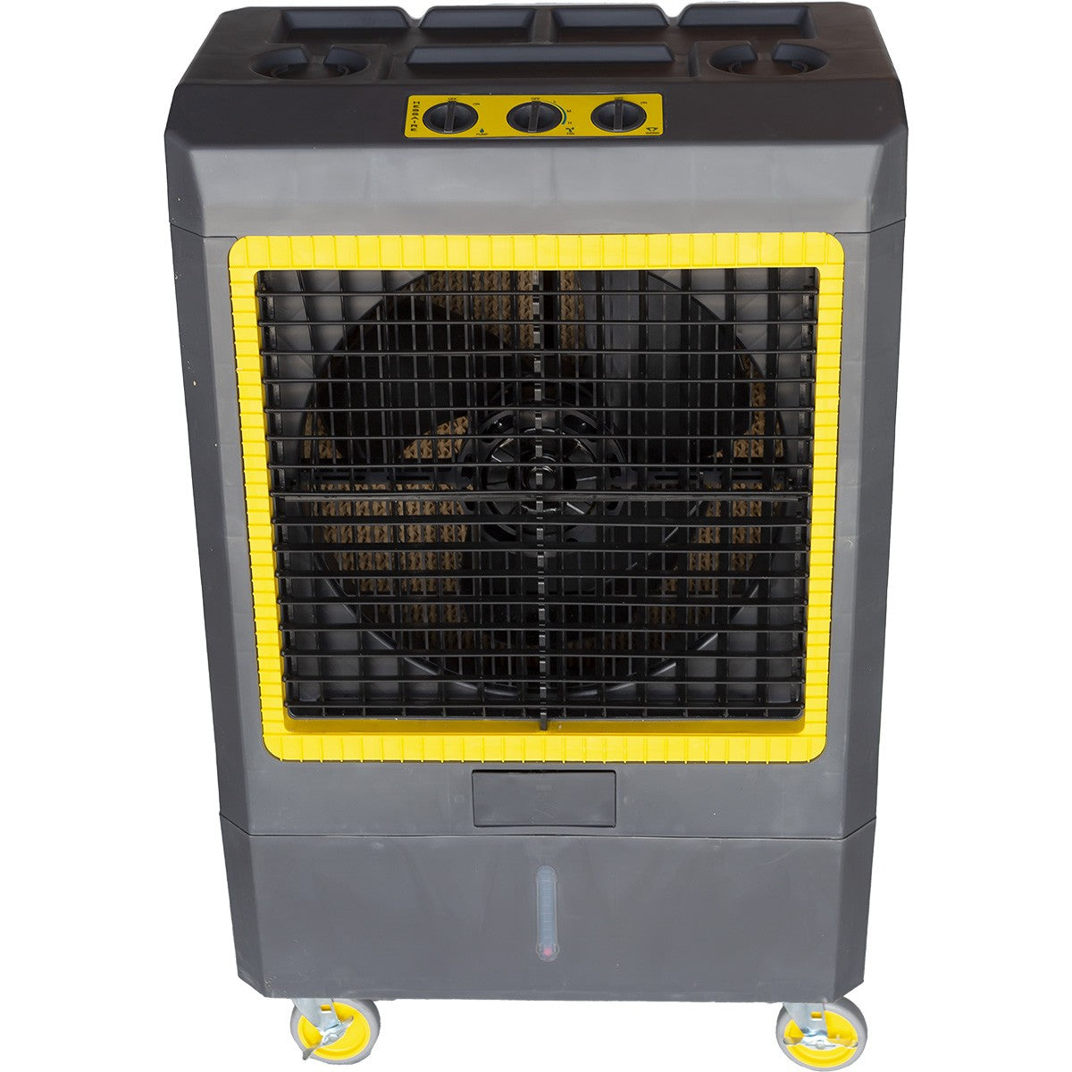 Hessaire M250 5,300 CFM 3-Speed Portable Evaporative Cooler - Top Front Angle