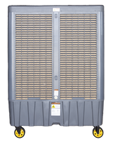 Hessaire MC350 11,000 CFM 3-Speed Portable Evaporative Cooler - Back View
