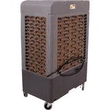 Hessaire MC37M 3,100 CFM 3-Speed Portable Evaporative Cooler - Back Angle View