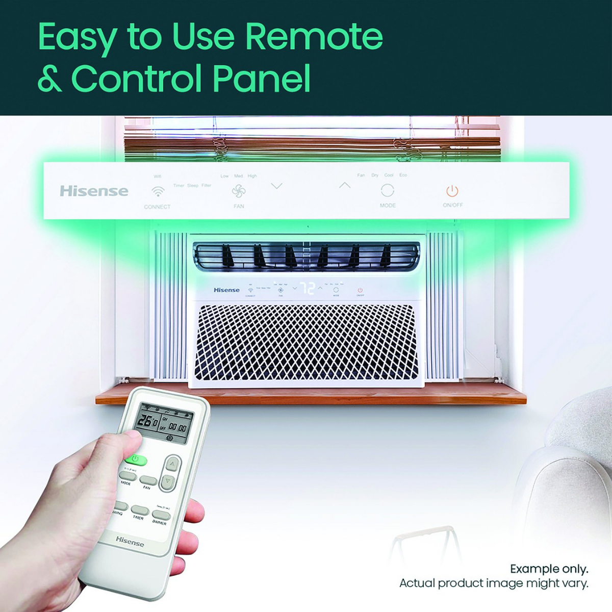 Hisense 14,000 BTU Inverter Window Air Conditioner - Infographic 1