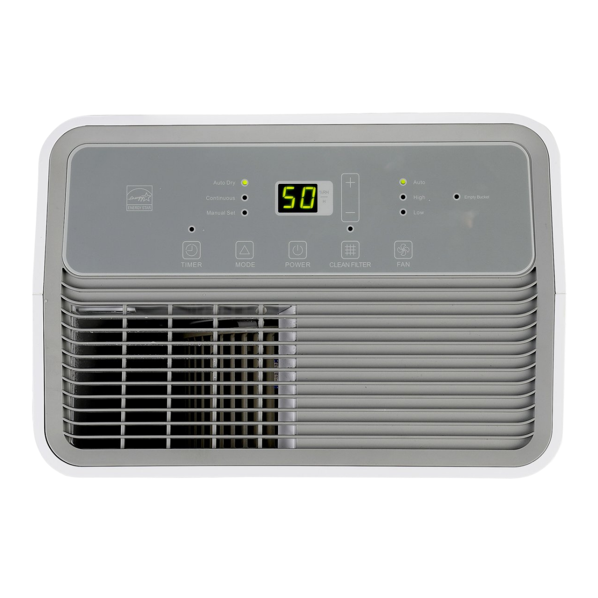 Hisense 35 Pint Dehumidifier with Slide-Out Bucket - Controls