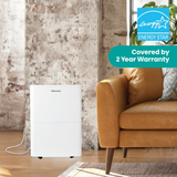 Hisense 35 Pint Dehumidifier with Slide-Out Bucket - Infographic 5