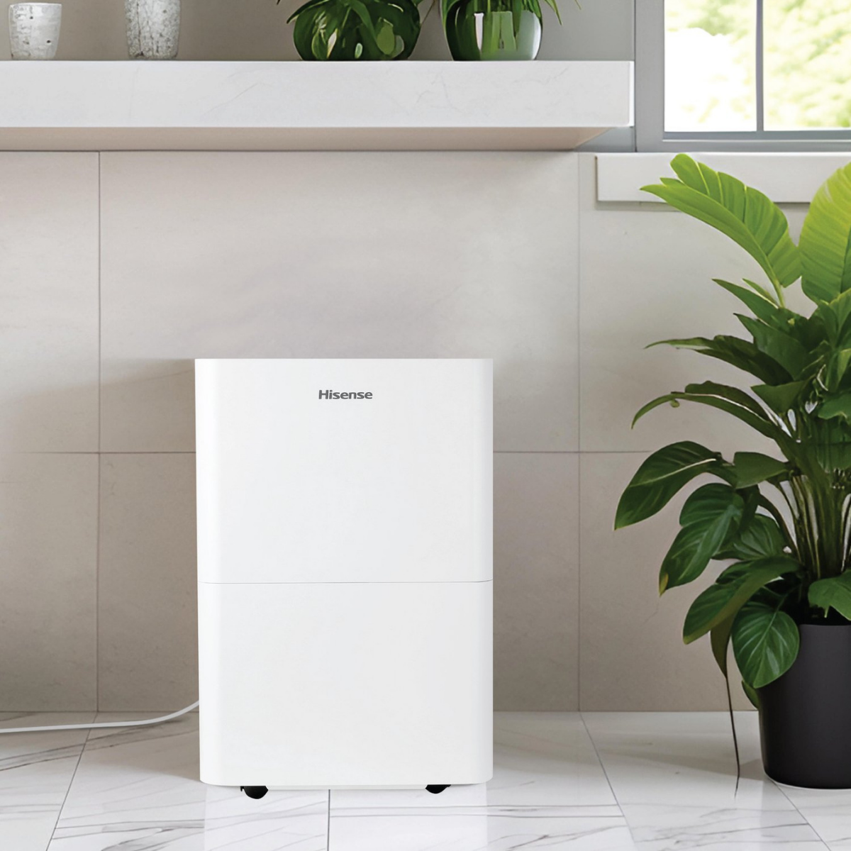 Hisense 35 Pint Dehumidifier with Slide-Out Bucket - Lifestyle 3