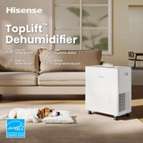 Hisense 50 Pint Lift Up Dehumidifier - Infographic 1