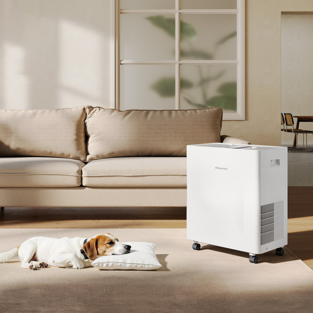 Hisense 50 Pint Lift Up Dehumidifier - Lifestyle
