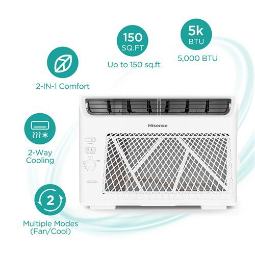 Hisense 5,000 BTU Window Air Conditioner - Features