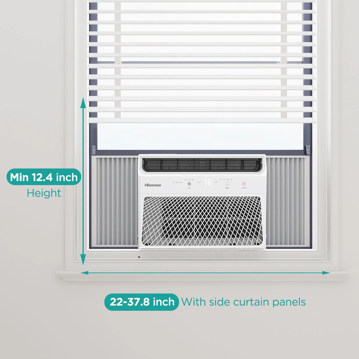 Hisense 6,000 BTU Window Air Conditioner w/ Electronic Controls - Infographic 6