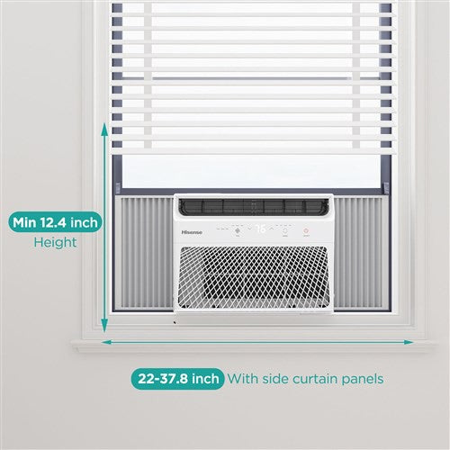 Hisense AHW0621CR1W 6,000 BTU Window AC - infographic 1