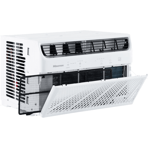 Hisense AHW0823CW1W 8,000 BTU Window AC - open