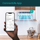 Hisense AHW0823TW1W 8,000 BTU Inverter Window AC - infographic 1