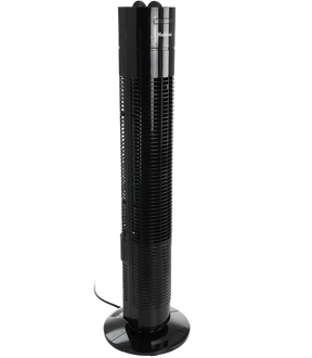 Holmes 31-In. Oscillating 3-Speed Tower Fan - Angle