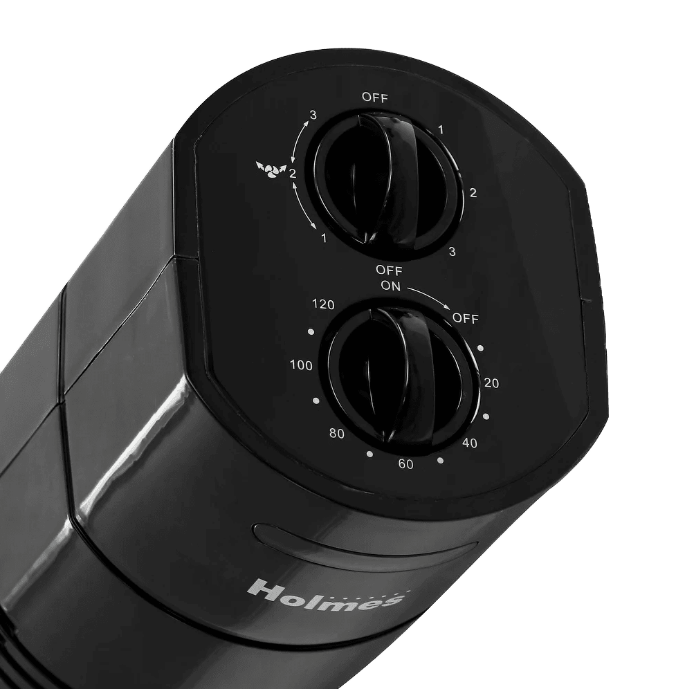 Holmes 31-In. Oscillating 3-Speed Tower Fan - Controls