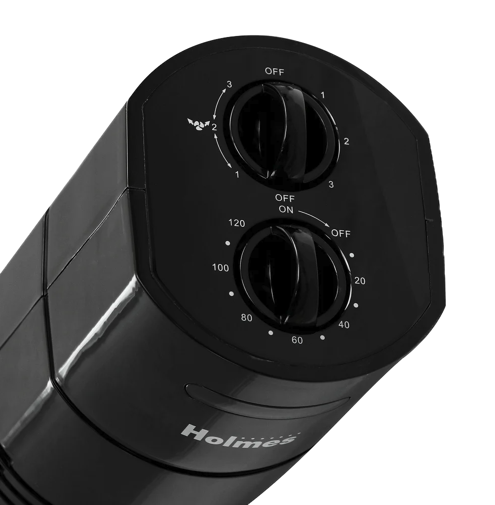 Holmes 31-In. Oscillating 3-Speed Tower Fan - Controls