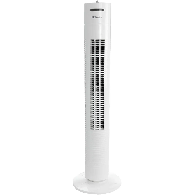 Holmes 31-In. 3 Speed White Oscillating Tower Fan - Front