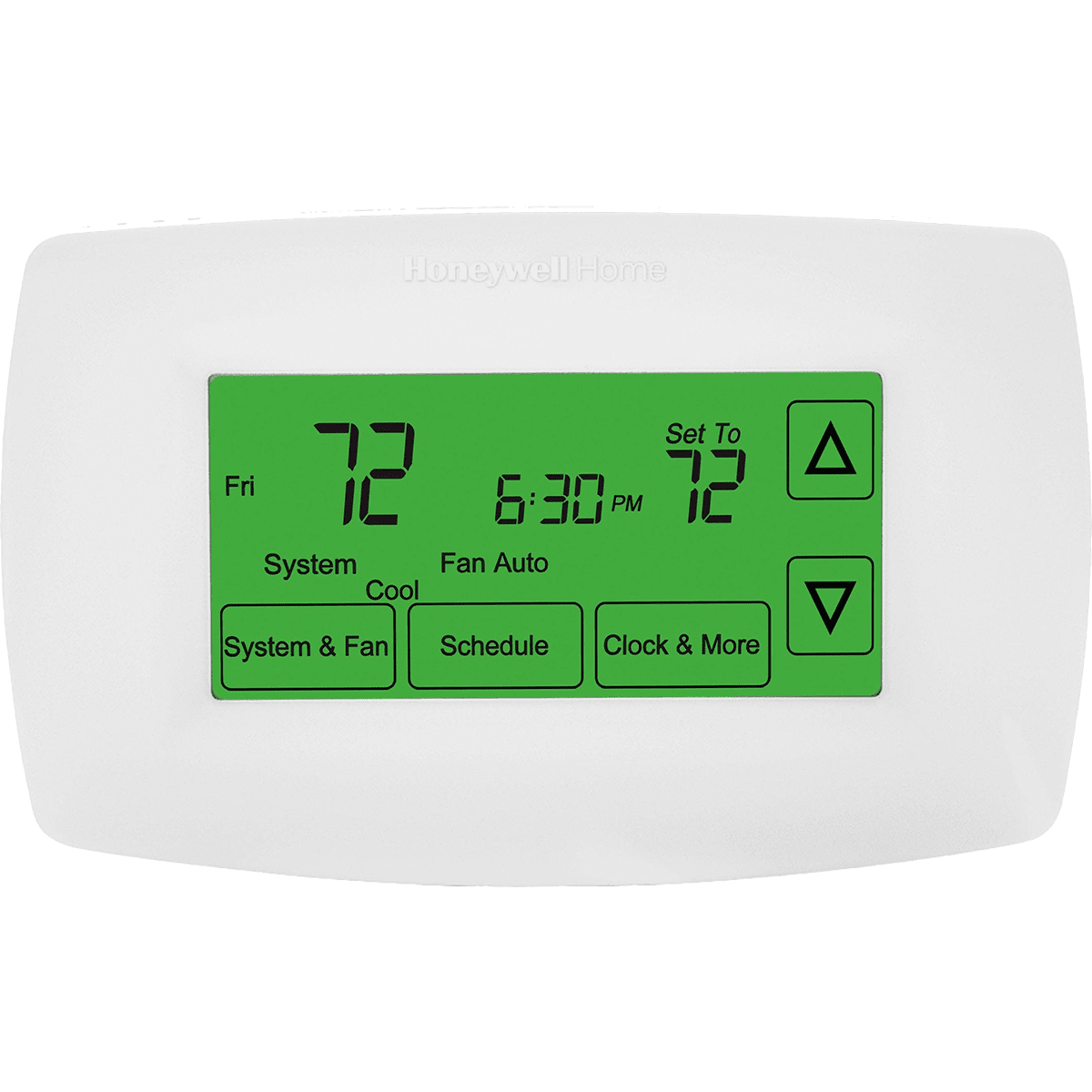 Honeywell 7 Day Programmable Thermostat w/ Touchscreen Display - Main
