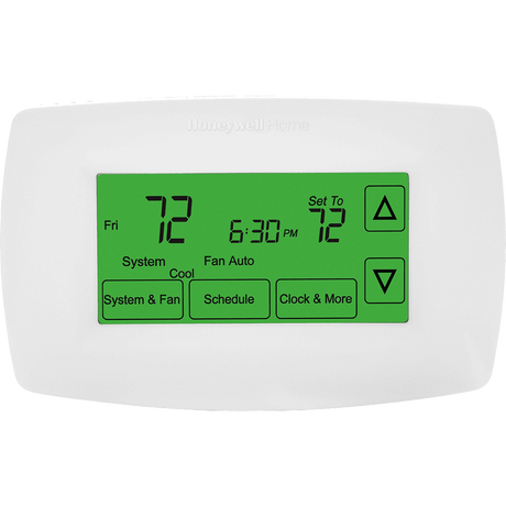 Honeywell 7 Day Programmable Thermostat w/ Touchscreen Display - Main