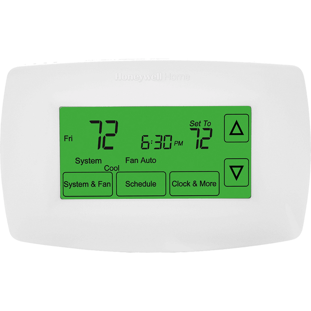 Honeywell 7 Day Programmable Thermostat w/ Touchscreen Display - Main