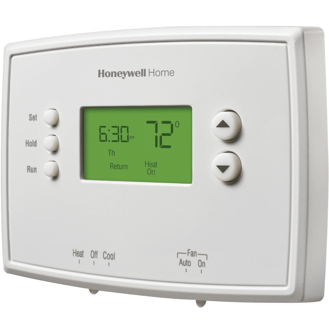 Honeywell RTH2300B1012 5-2-Day Programmable Thermostat - Angle