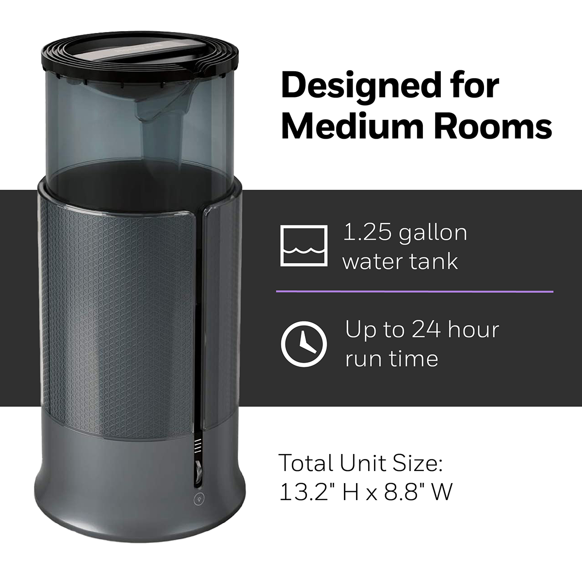 Honeywell Designer Series HUL430 Cool Mist Humidifier - Infographic 3