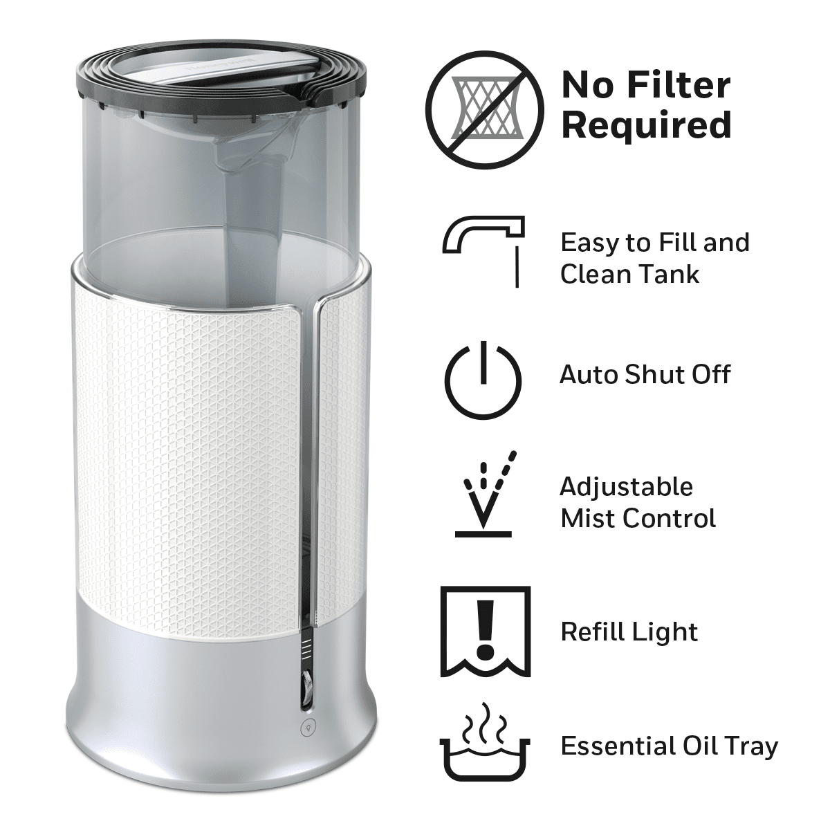 Honeywell Designer Series HUL430 Cool Mist Humidifier - Infographic 5