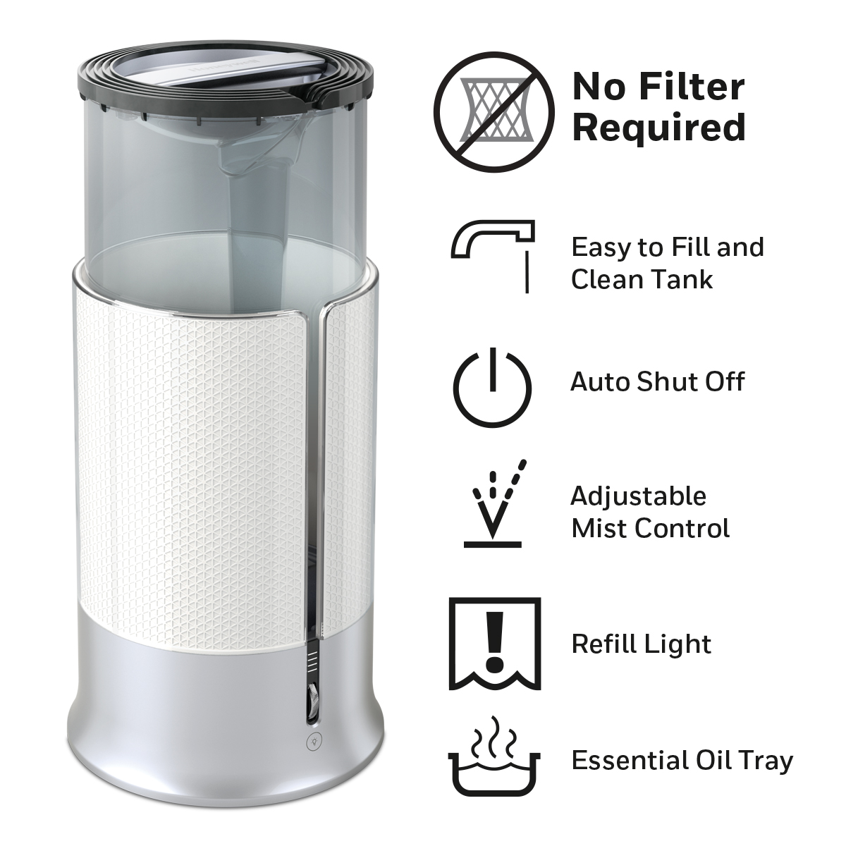 Honeywell Designer Series HUL430 Cool Mist Humidifier - Infographic 5