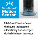 Honeywell Digital Ceramic Tower Space Heater - Infographic