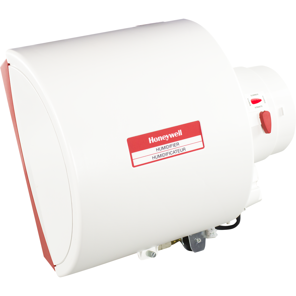 Honeywell HE240 Whole House Bypass Humidifier - angle