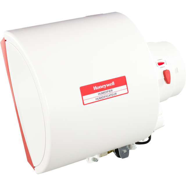 Honeywell HE240 Whole House Bypass Humidifier - angle