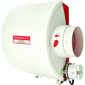 Honeywell HE280D Whole House Bypass Flow-Through Humidifier - Angle