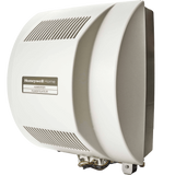 Honeywell HE360D Whole House Powered Flow-Through Humidifier - Angle